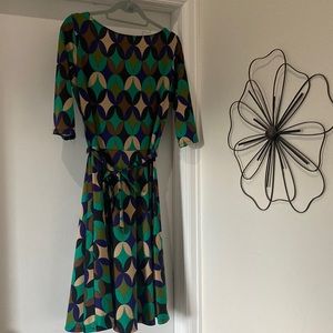 Funky Mod Print Dress